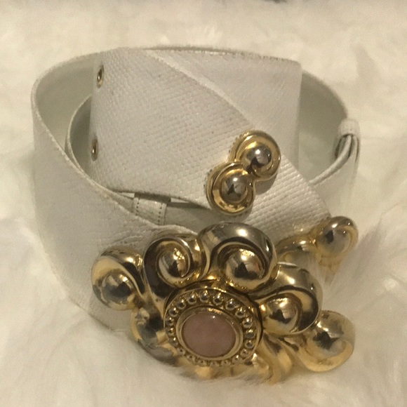 Judith Leiber, Rose Quartz, belt 100%, authentic everything, Small/Med, $140 - Picture 3 of 10